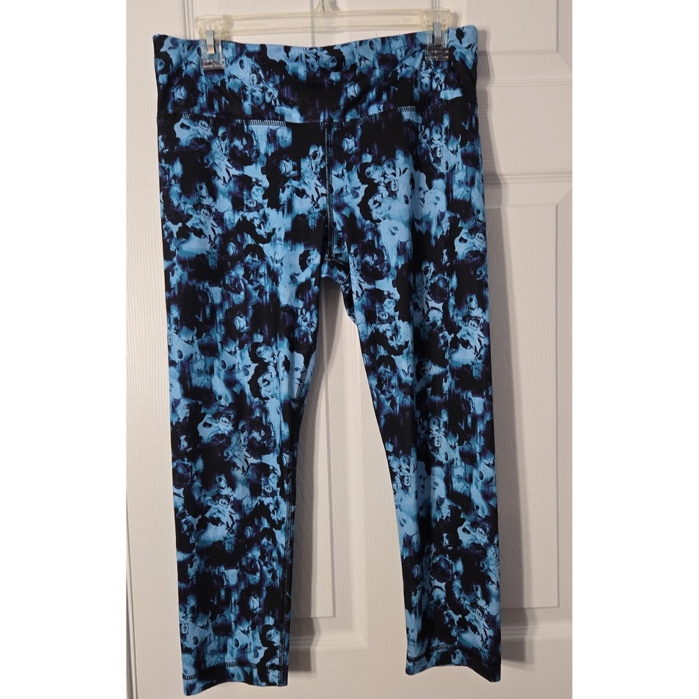 90 Degree Womsns Leggings. Size Large Blue, black